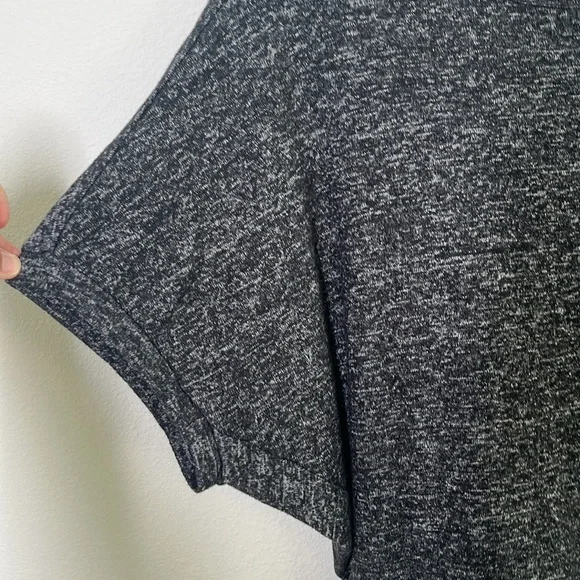 Quince Brushed Short Sleeve Lounge Tee – Charcoal, Size Medium Ultra Soft & Boxy - Picture 4 of 6